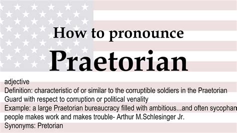 praetorium definition and pronunciation|Pronounce praetorium with Precision .